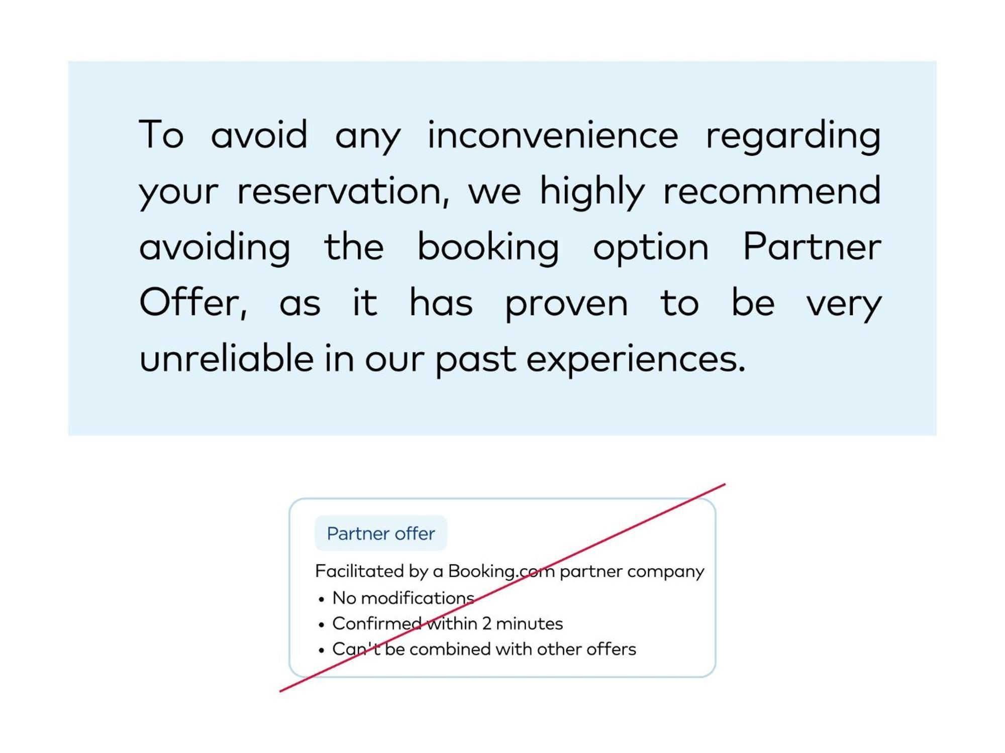 Hotel Slovenija - Terme & Wellness Lifeclass Portorož Eksteriør billede A message from a hotel to a guest, advising against the use of the partner offer